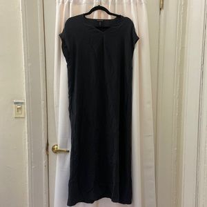 Eileen Fisher black basic dress
